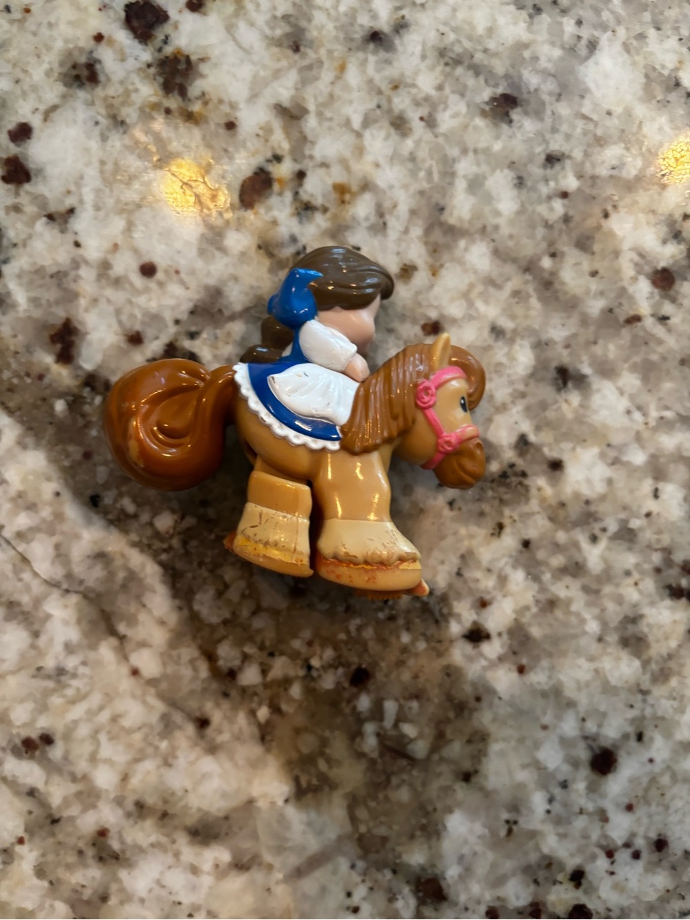 Fisher-Price Little People Klip Klop Blue Dress Belle Beauty and the Beast Toy